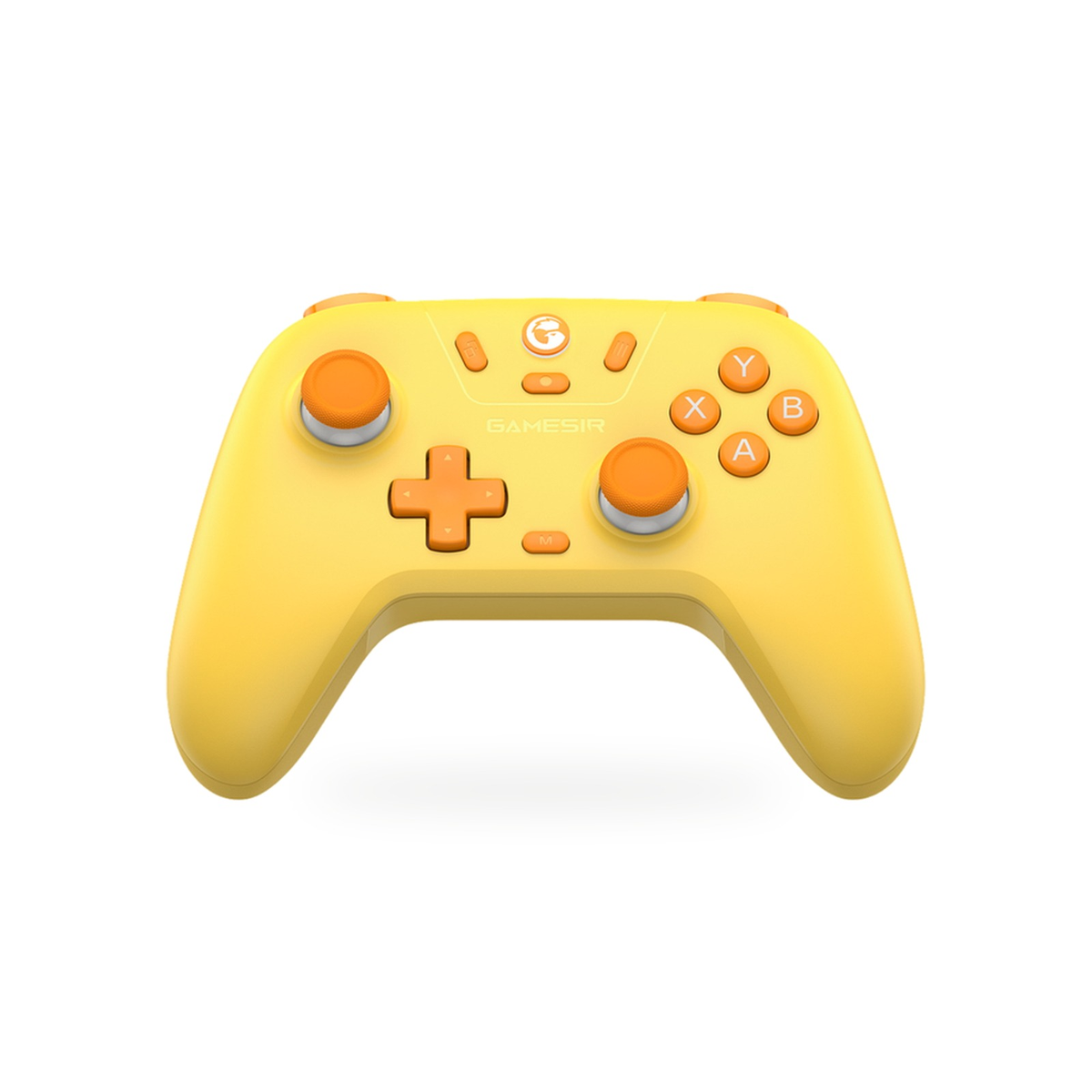 Controle GameSir Nova Lite amarelo com sensor de efeito Hall para Switch, PC e celular