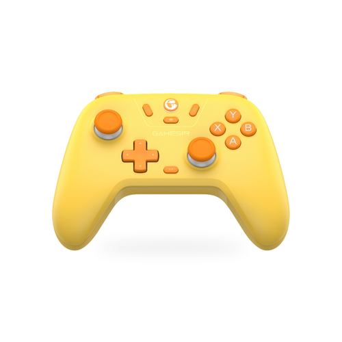 Controle GameSir Nova Lite amarelo com sensor de efeito Hall para Switch, PC e celular