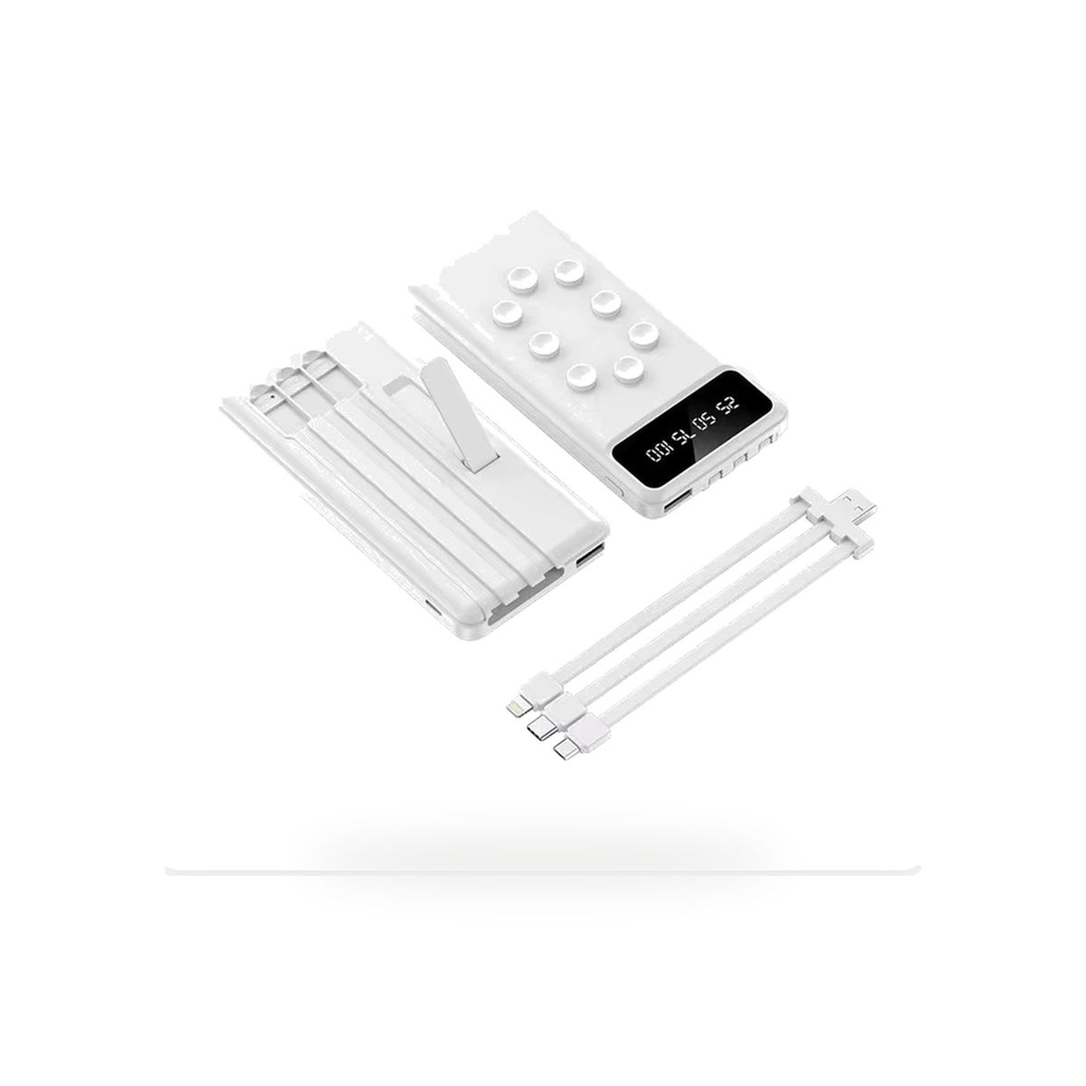 Power Bank Magnético 27000mAh na cor branco