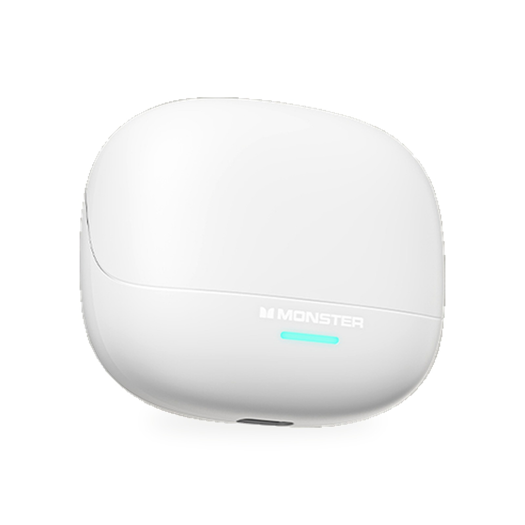 Fone Bluetooth Monster MQT52 na cor branco