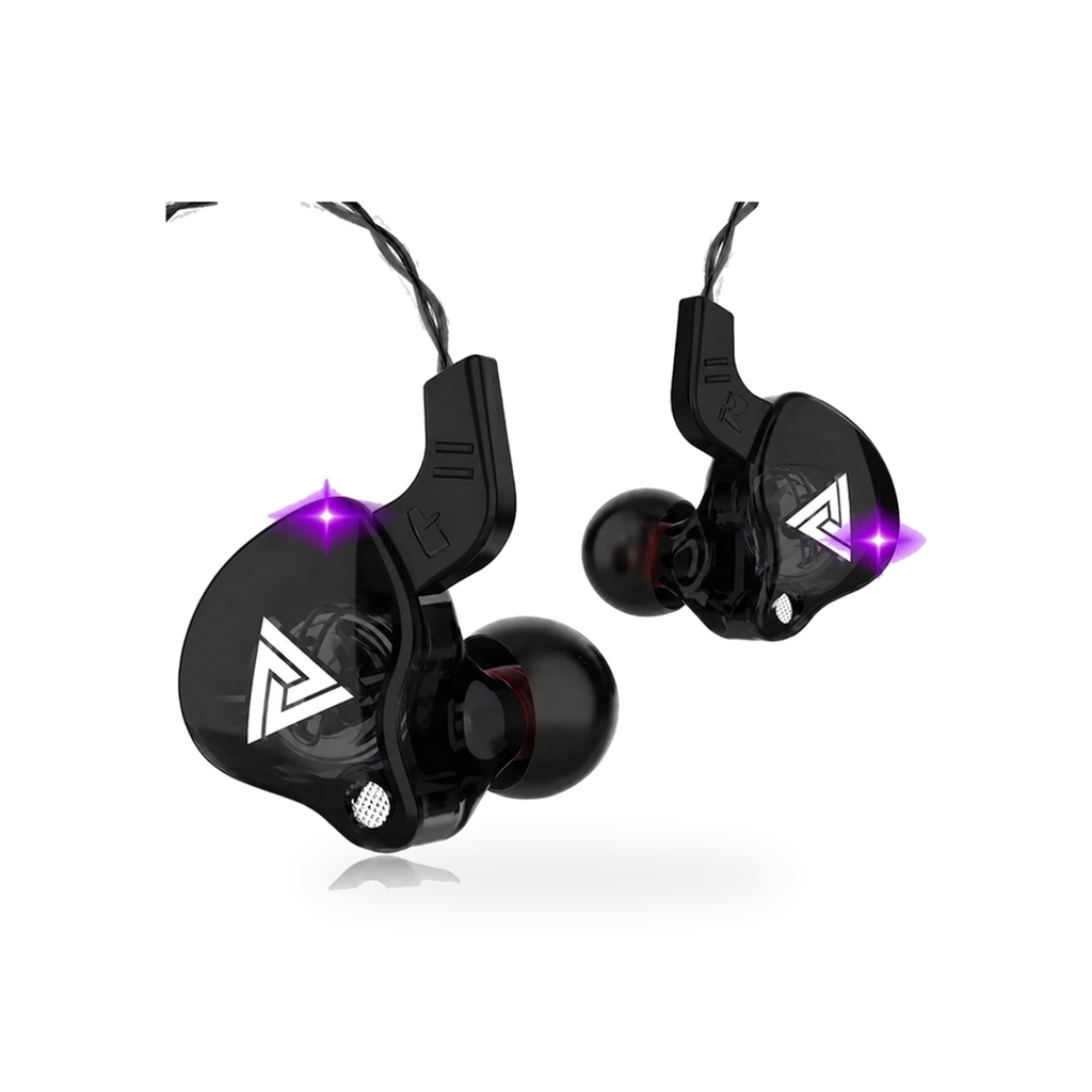 Fone de ouvido com fio QKZ AK6 com cabo removivel e microfone
