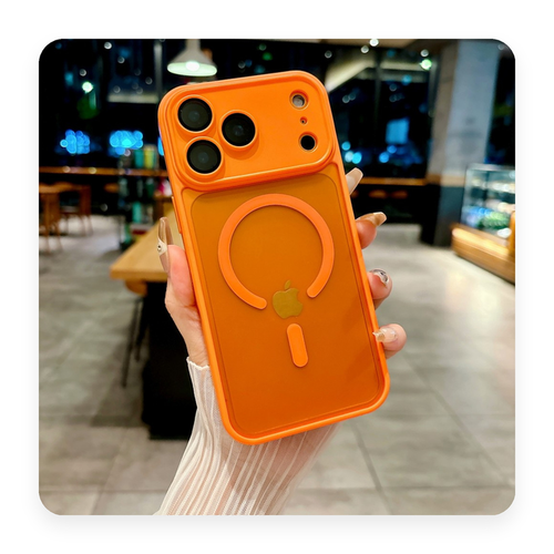 Case Magnética MagSafe na cor laranja