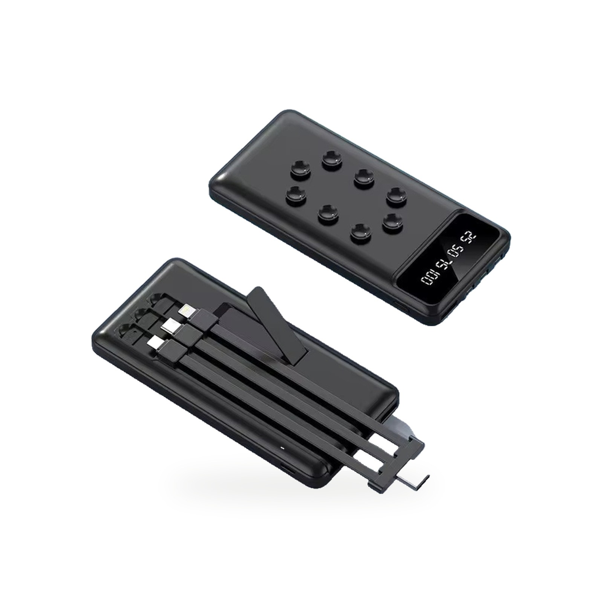 Power Bank Magnético 27000mAh na cor preto
