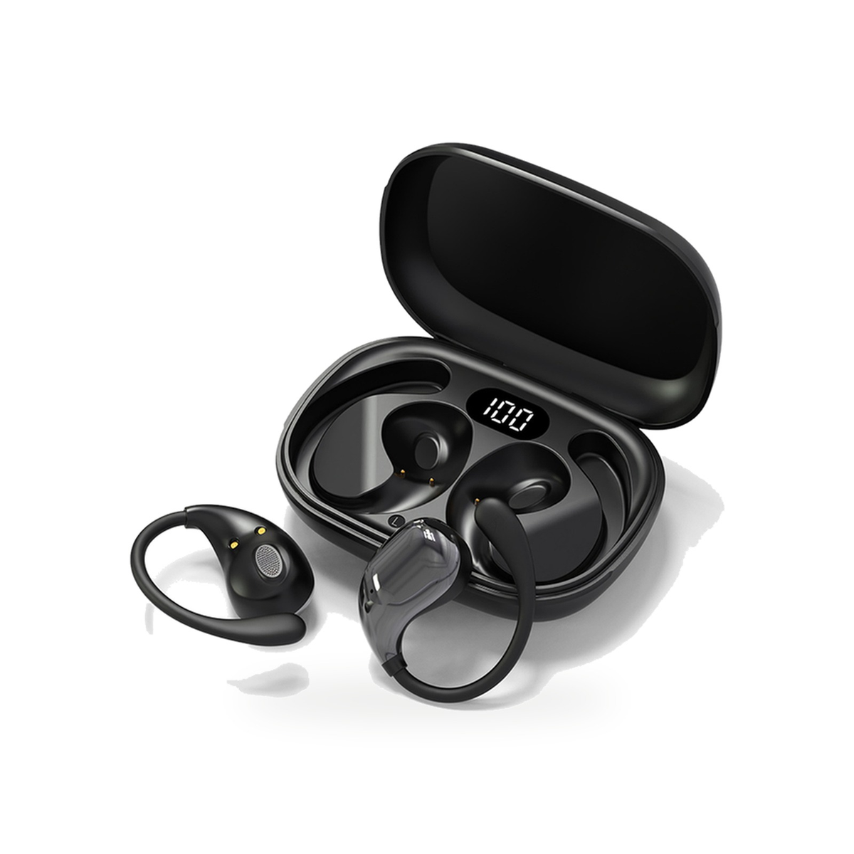 Fone Bluetooth OpenSound Pro na cor preto